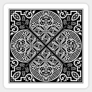 Arch Window Kaleidoscope II - Sunweaver Sticker